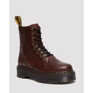 Dr. Martens JADON PLATFORM Boots‎ in DARK BROWN Smooth LEATHER NEW